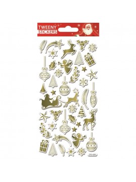 TWEENY CHRISTMAS STICKERS 9X17.5CM 270630 GLOBAL GIFT