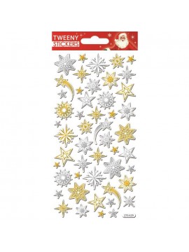 TWEENY CHRISTMAS STICKERS 9X17.5CM 270629 GLOBAL GIFT