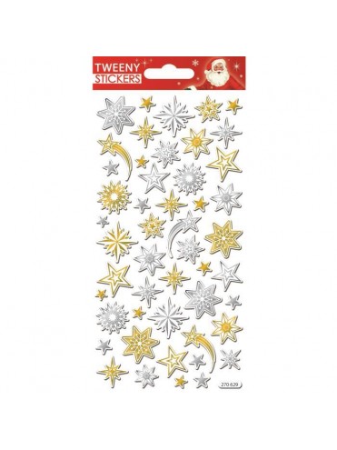 TWEENY *CHRISTMAS STICKERS 9X17.5CM 270629 GLOBAL GIFT