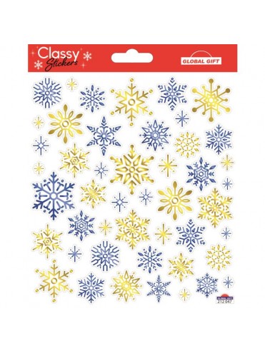 CLASSY CHRISTMAS STICKERS 15X17CM 212047 GLOBAL GIFT