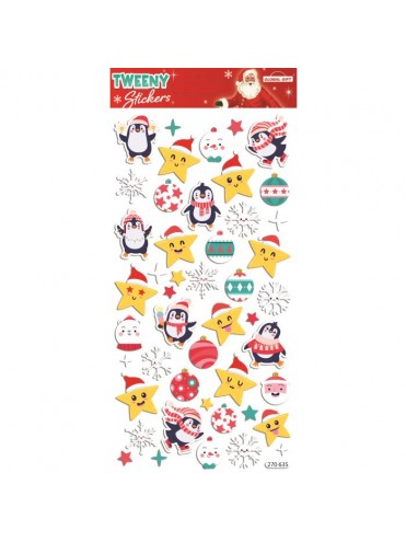 TWEENY CHRISTMAS STICKERS 9X17.5CM 270635 GLOBAL GIFT