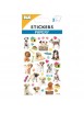 PAPERY STICKERS 8X13CM 145090 GLOBAL GIFT