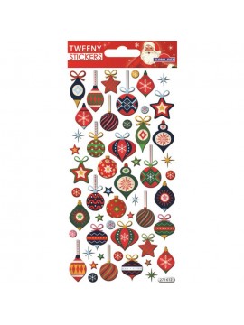 TWEENY CHRISTMAS STICKERS 9X17.5CM 270612 GLOBAL GIFT